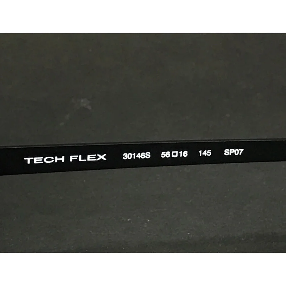 Tech Flex Eyeglasses Frames 30146S SP07 Dark Brown Rimless Rectangle 56-16-145